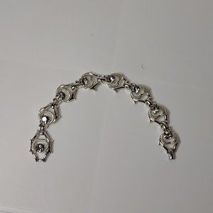 Cute Silver Tone Metal Bracelet